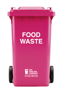 Pink Bin - Kitchen prep waste, plate scrapings, expired stock, and buffet leftovers